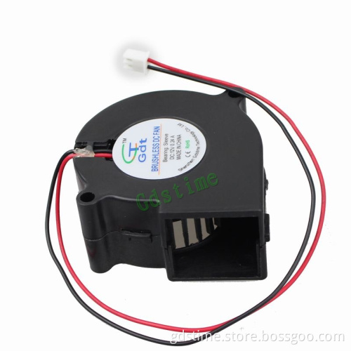 60mm x 28mm 2 Inch 5V 7V 9V 12V 24V DC Brushless Blower Exhaust Fan